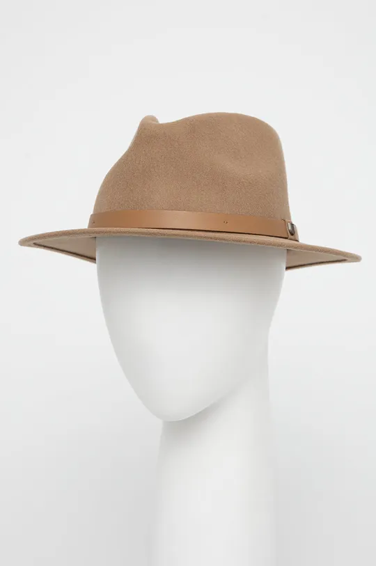 Μάλλινο καπέλο Brixton μπεζ