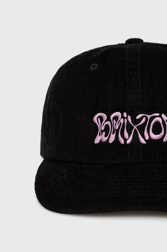 Βαμβακερό καπέλο Brixton μαύρο