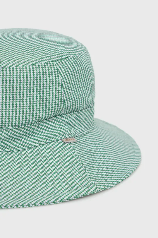 Brixton kapelusz bawełniany zielony