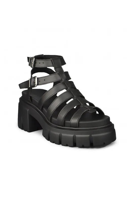 Kožené sandále Altercore čierna