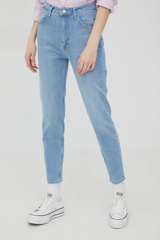 μπλε Τζιν παντελόνι Cross Jeans Γυναικεία
