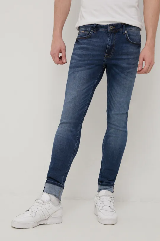 niebieski Cross Jeans jeansy Męski