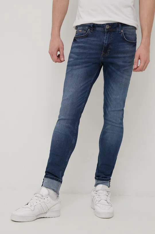 μπλε Τζιν παντελόνι Cross Jeans Ανδρικά