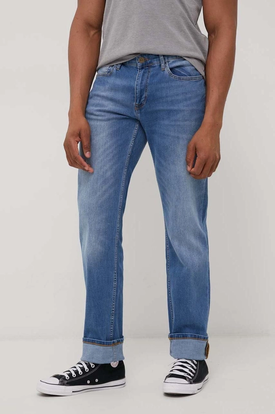 granatowy Cross Jeans jeansy Męski