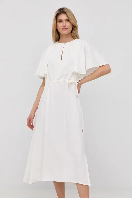 λευκό Φόρεμα Liviana Conti Γυναικεία