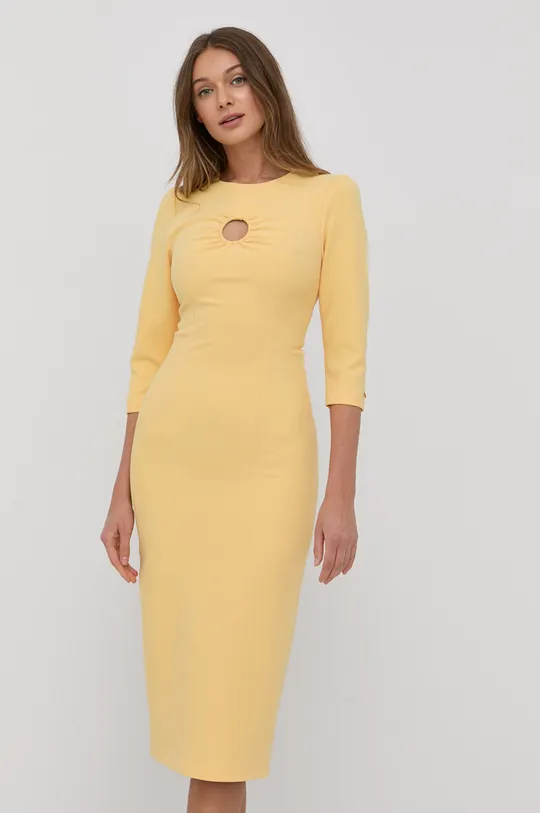 Φόρεμα Nissa κίτρινο