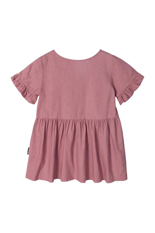 Παιδικό βαμβακερό φόρεμα Reima Mekkonen ροζ