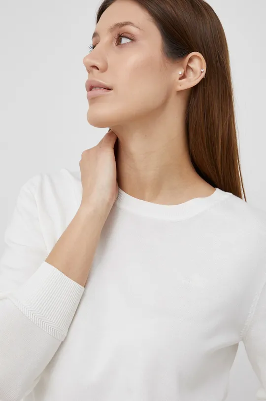λευκό Gant - Βαμβακερό πουλόβερ