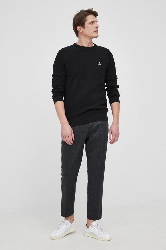 Gant Sweter bawełniany 8030521. czarny