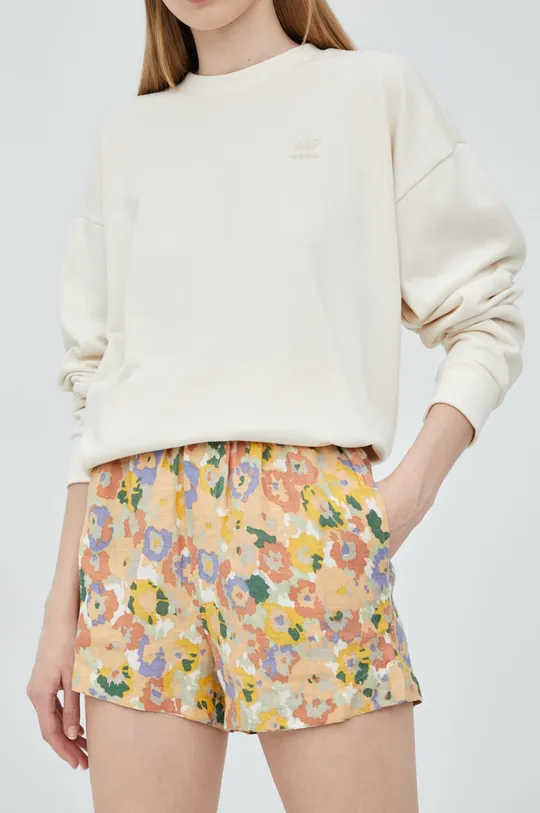 multicolore RVCA pantaloncini in lino Donna