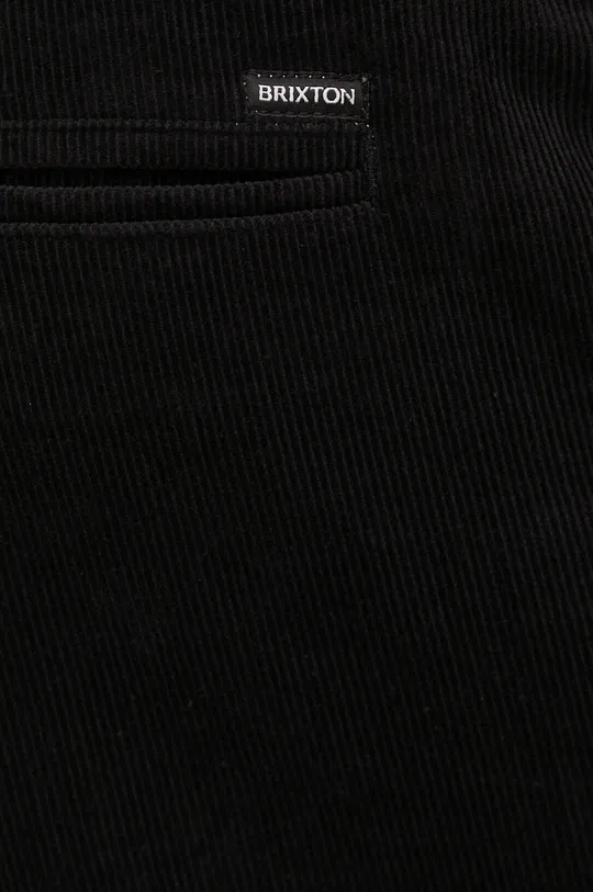 чёрный Вельветовые шорты Brixton