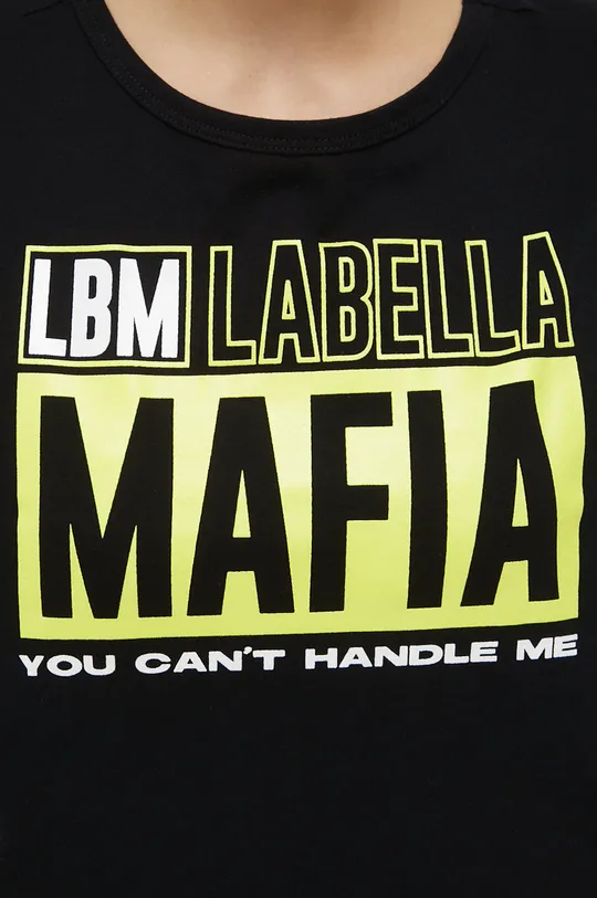 czarny LaBellaMafia t-shirt bawełniany Frenetic