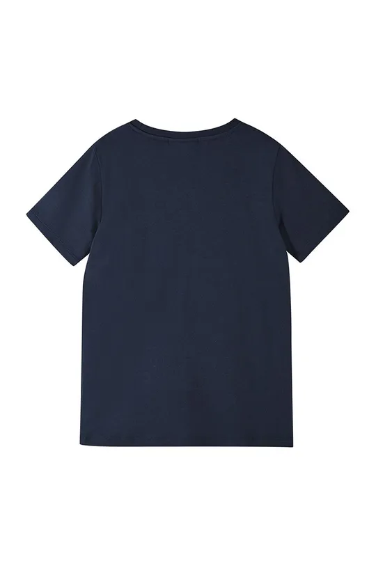 Детская хлопковая футболка Reima тёмно-синий