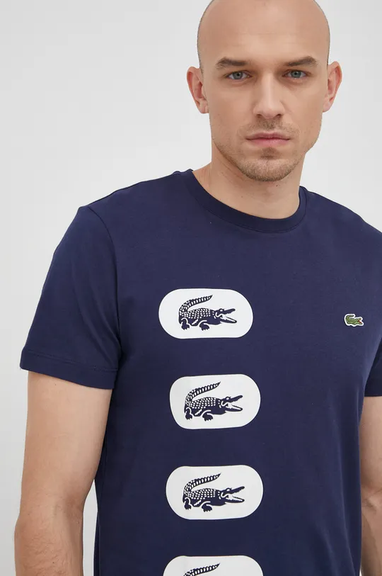 Lacoste T-shirt bawełniany TH7053 Męski