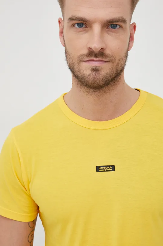 κίτρινο Βαμβακερό μπλουζάκι Bomboogie