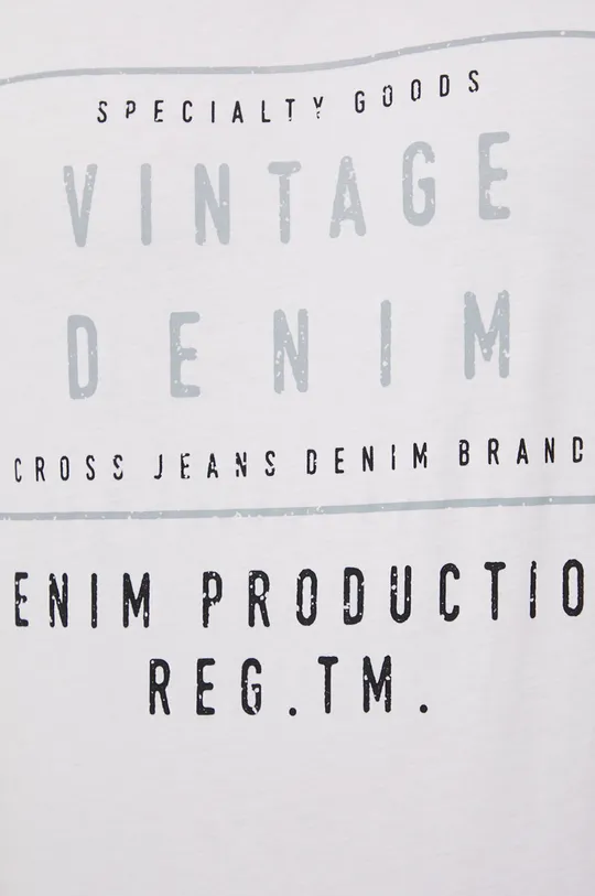 Βαμβακερό μπλουζάκι Cross Jeans Ανδρικά