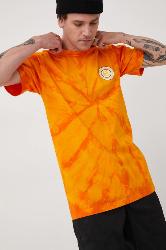 oranžna Bombažen t-shirt Etnies