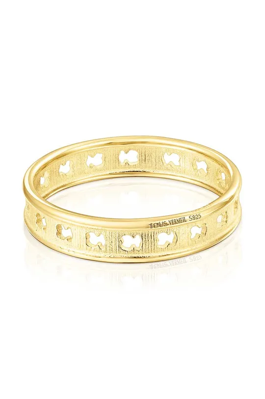Серебряное кольцо с позолотой Tous  Серебрение с 18-каратным золотом