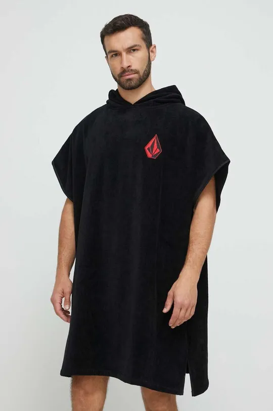 μαύρο Βαμβακερή πετσέτα Volcom Ανδρικά