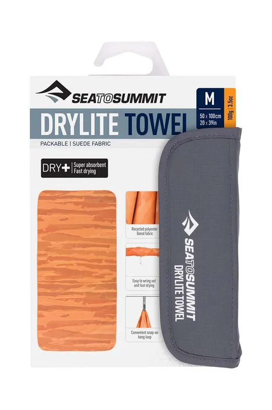 Πετσέτα Sea To Summit DryLite 50 x 100 cm πορτοκαλί