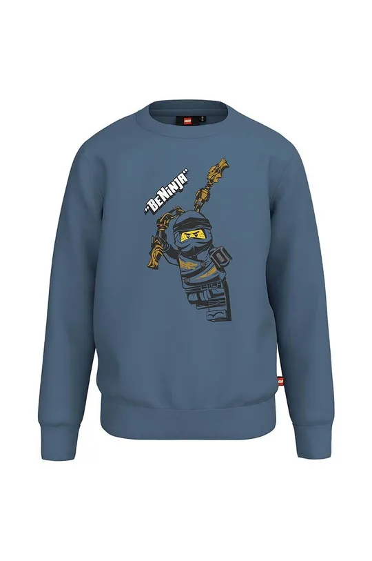 niebieski Lego bluza bawełniana dziecięca Ninjago Chłopięcy