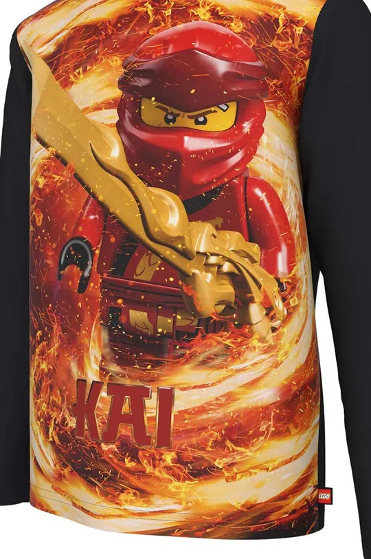 crvena Dječja majica dugih rukava Lego Ninjago