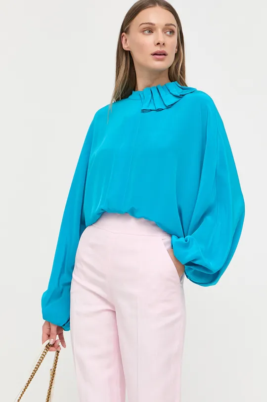 голубой Шёлковая блузка Liviana Conti