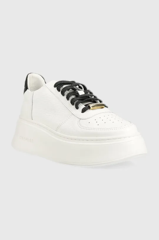 Δερμάτινα αθλητικά παπούτσια Charles Footwear Zara.Sneaker λευκό