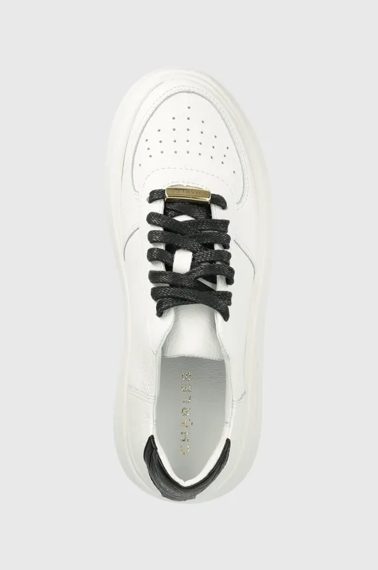 λευκό Δερμάτινα αθλητικά παπούτσια Charles Footwear Zara.Sneaker