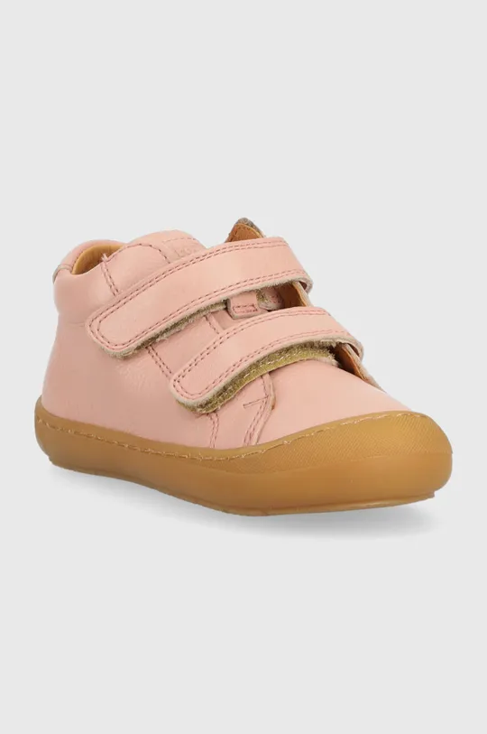 Дитячі шкіряні туфлі Froddo рожевий