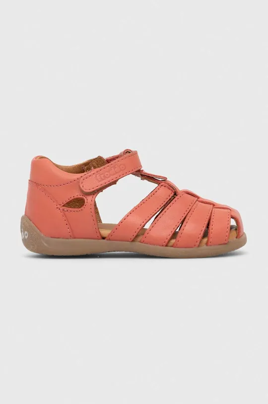 оранжевый Детские кожаные сандалии Froddo Для девочек
