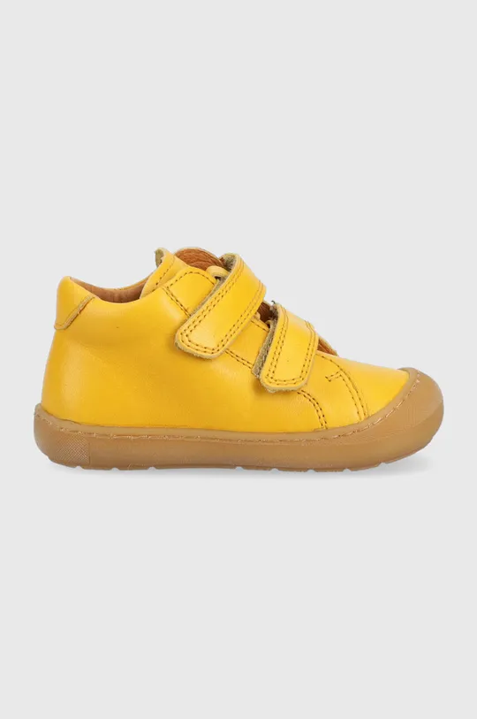 κίτρινο Δερμάτινα παιδικά κλειστά παπούτσια Froddo Παιδικά