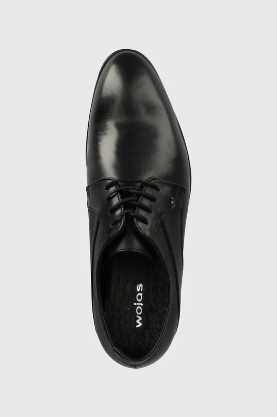 μαύρο Δερμάτινα κλειστά παπούτσια Wojas