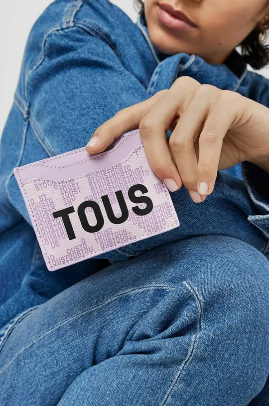 фіолетовий Чохол на банківські карти Tous