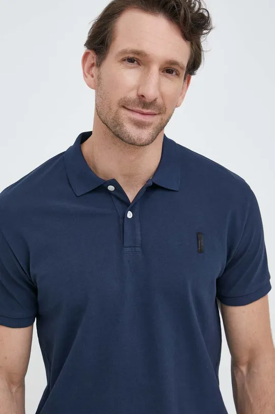 blu navy Bomboogie polo in cotone