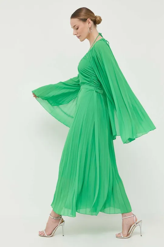 verde Beatrice B vestito con aggiunta di seta