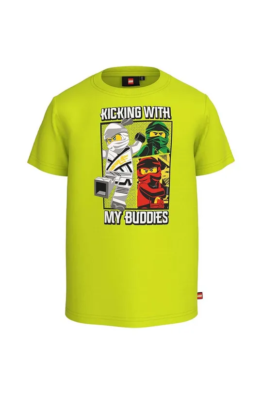 zielony Lego t-shirt bawełniany dziecięcy Ninjago Chłopięcy