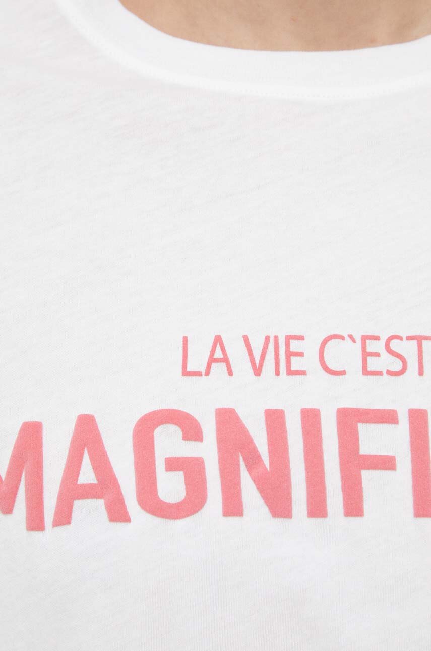 Бавовняна футболка Mos Mosh колір білий | ANSWEAR.ua