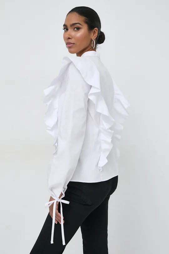 білий Бавовняна блузка Silvian Heach Жіночий