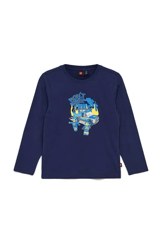 mornarsko plava Dječja pamučna majica dugih rukava Lego Za dječake