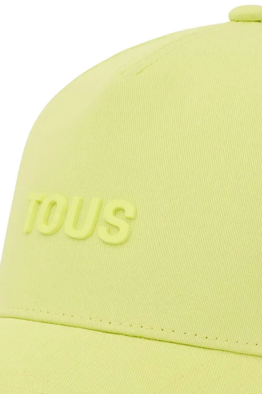 Βαμβακερό καπέλο του μπέιζμπολ Tous Logo πράσινο