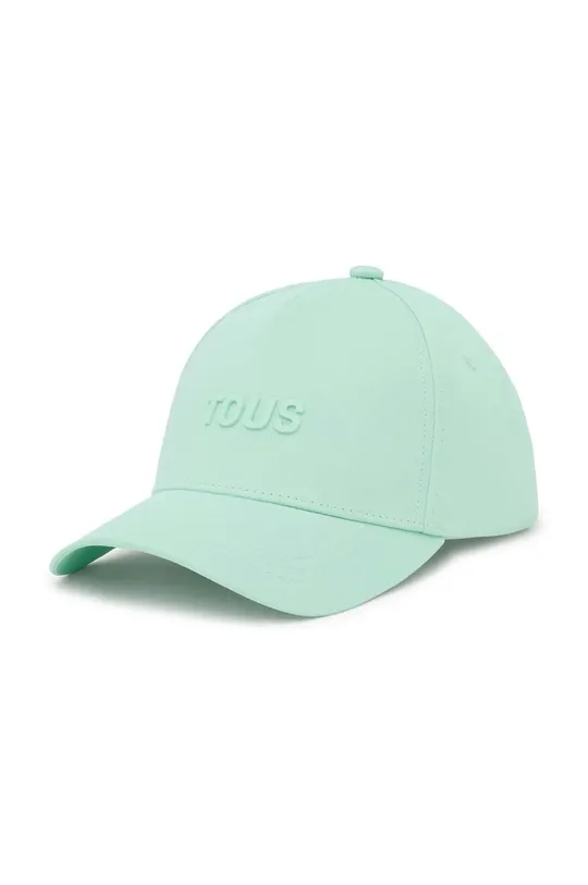 turkusowy Tous czapka z daszkiem bawełniana Logo Damski