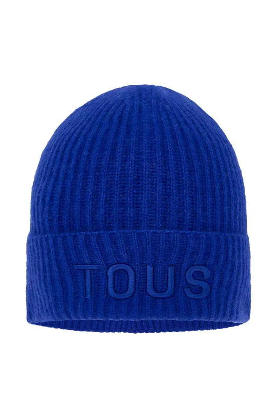 niebieski Tous czapka z domieszką wełny Damski