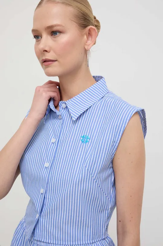 blu Silvian Heach camicia in cotone