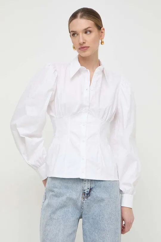 bijela Pamučna košulja Silvian Heach Ženski