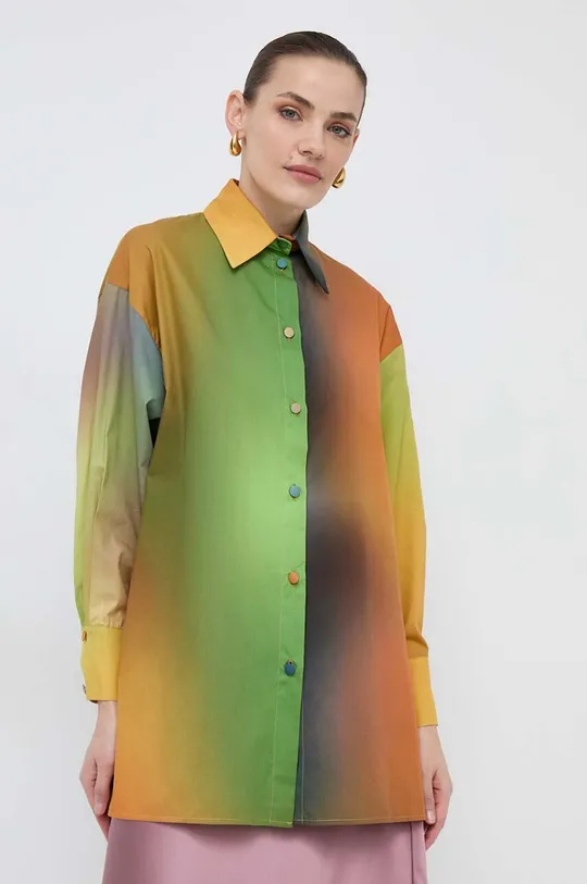 Bavlnená košeľa Silvian Heach viacfarebná