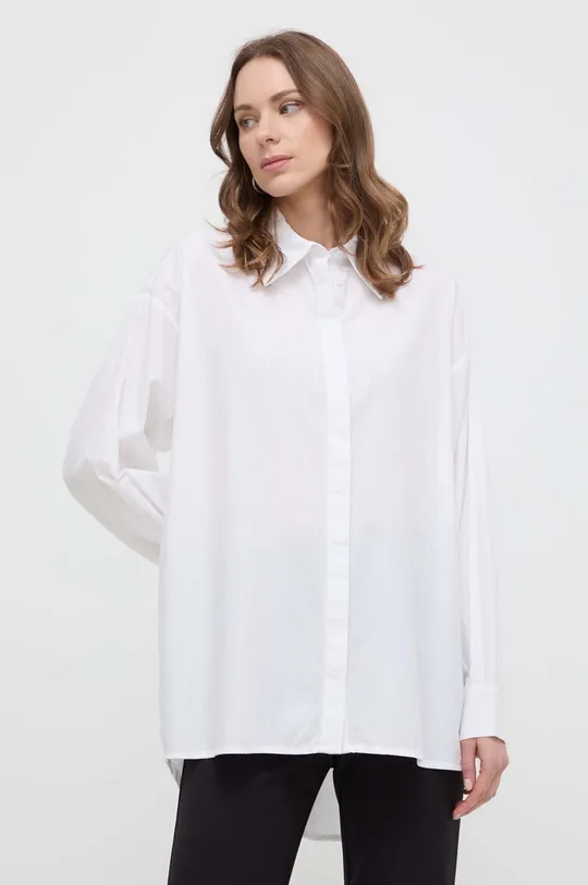 biały Silvian Heach koszula bawełniana Damski