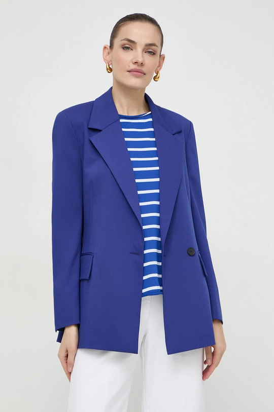 blu Liviana Conti blazer con aggiunta di lana Donna