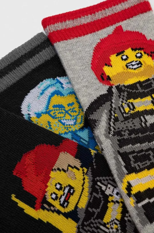 Detské ponožky Lego 3-pak tmavomodrá