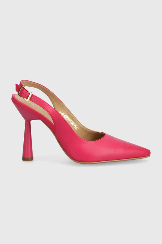 Шкіряні туфлі Wojas рожевий